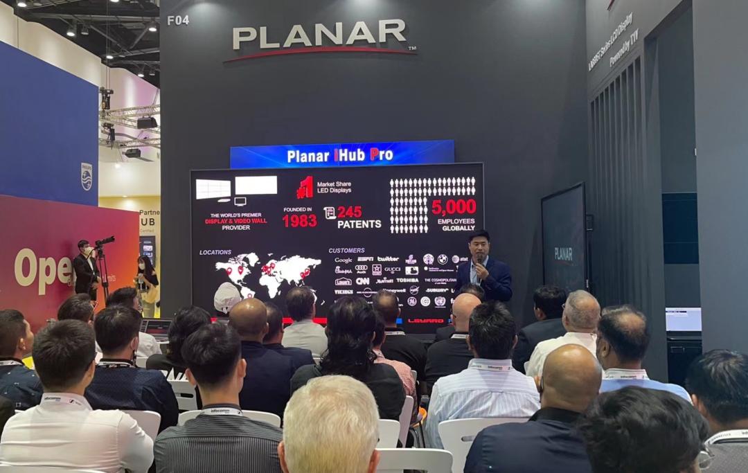 InfoComm Asia | 爱游戏Planar全球首发第四代Micro LED智能一体机