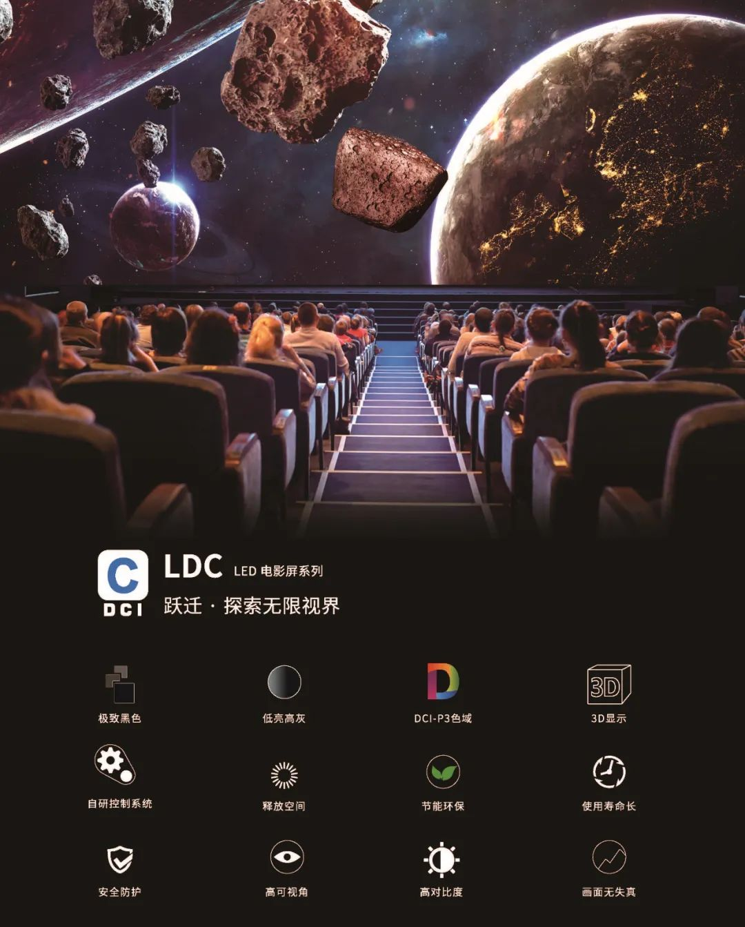 “自研+合作”全面开花，爱游戏成业内LED电影屏通过DCI认证最多企业