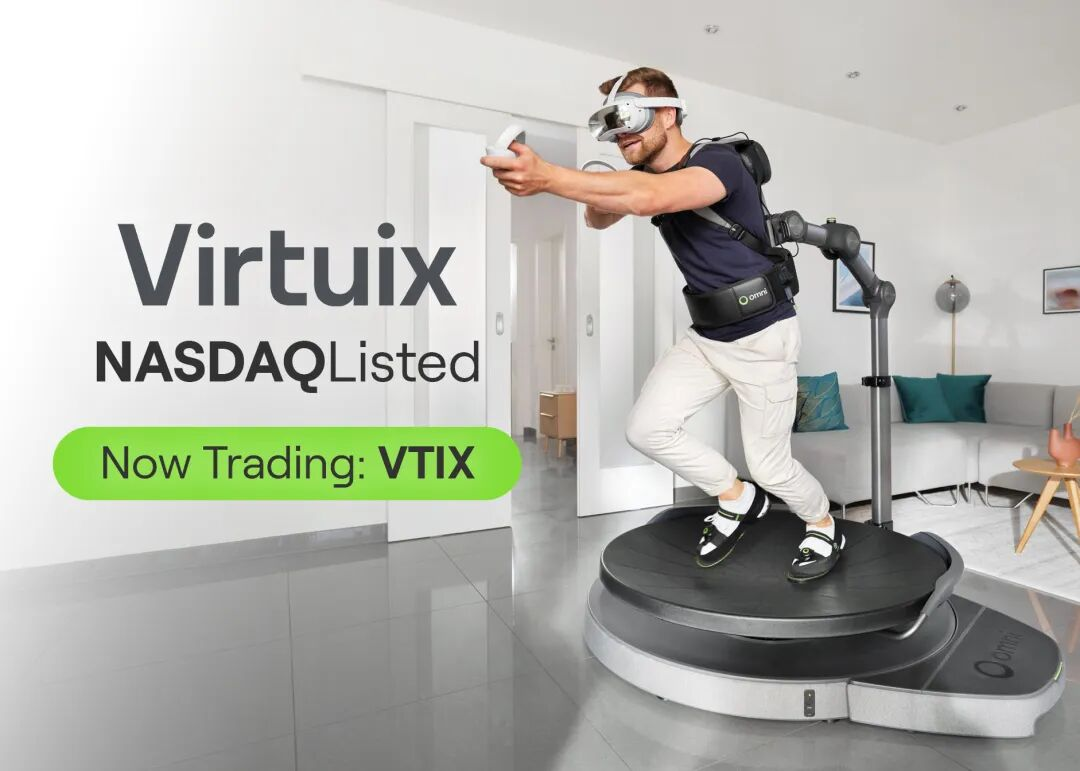 祝贺Virtuix纳斯达克上市！爱游戏携手加速AI融合应用产业化